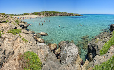 calamosche beach in Sicily Italy - obrazy, fototapety, plakaty