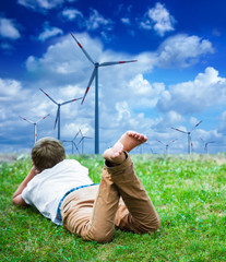 Boy in Grass