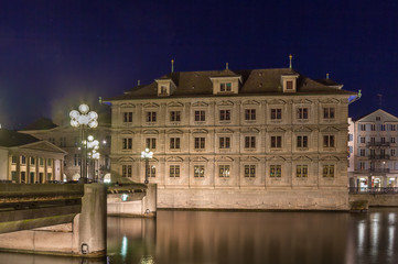Fototapeta na wymiar City hall, Zurich