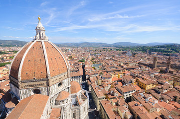 Fototapeta na wymiar Historyczne centrum Florencji we Włoszech