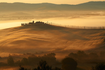 Obraz na płótnie Canvas Countryside, San Quirico d`Orcia , Tuscany, Italy