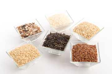 Verschiedene Reissorten