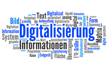 Fototapeta premium Digitalisierung (digital, Daten)