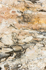 closeup of stone wall