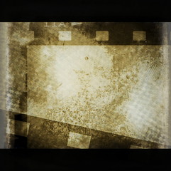 Naklejka premium grunge film strip frame background