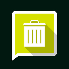 Minimal bin icon