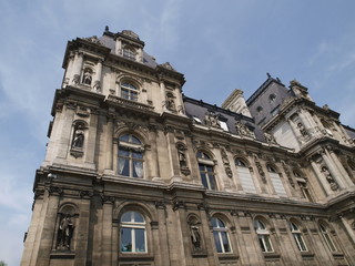 Fototapeta na wymiar Ayuntamiento de París
