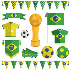 brazil soccer objects