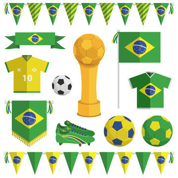 brazil soccer objects