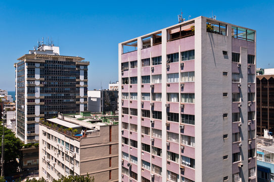 Apartment Buildings in Leblon, Rio de Janeiro, Brazil