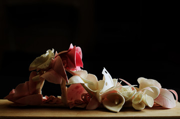 Fleurs en pâte à sucre