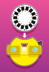 stereo 3d viewer with picture reel