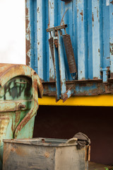 Fototapeta premium Container and Waste