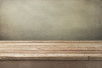 Vintage wooden table background