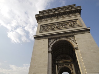 Obraz premium Arco del Triunfo en París 