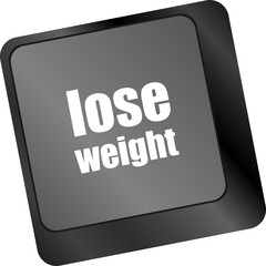 Lose weight on keyboard key button