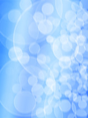 abstract blue bokeh background