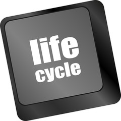 life cycle on laptop keyboard key