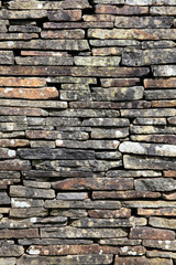 Dry stone wall background