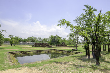 Fototapeta na wymiar kuti Rishi(Arokayasala), Phimai historical park, Phimai distric,