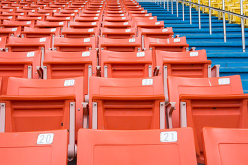 Fototapeta premium Empty seats at the stadium