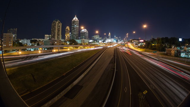 Atlanta Cityscape Time Lapse