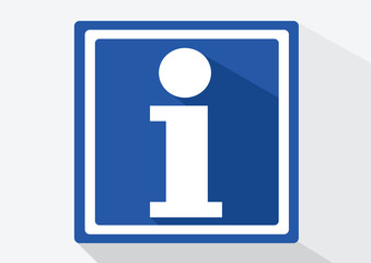 Information sign icon
