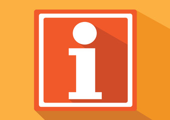 Information sign icon