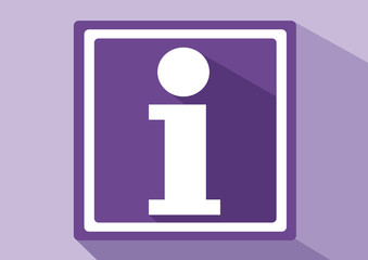 Information sign icon