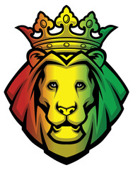 lion rasta head