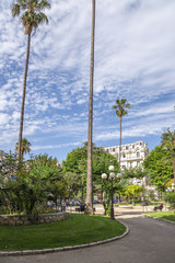 Fototapeta premium Nice, France. In one of the city parks