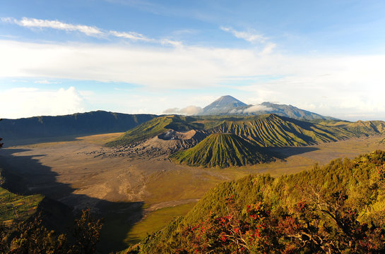 Mount Bromo Volcano of East Java, Indonesia