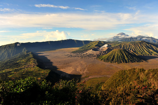 Mount Bromo Volcano of East Java, Indonesia