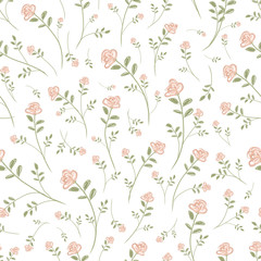 Floral seamless pattern for your design
