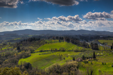 Fototapeta premium Paesaggi della tosca