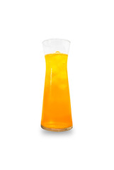 Glass of Orange Juice isolated on white background