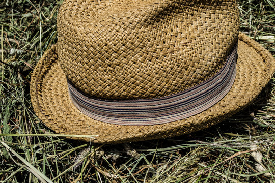 hat, hay, farm, farming, countryside