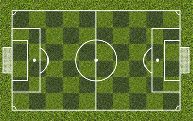 Naklejka premium soccer field,football,