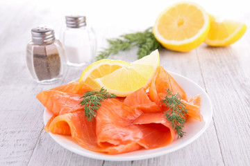 smoked salmon