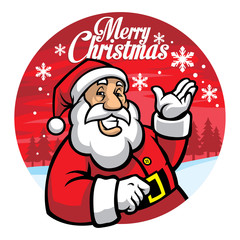 santa greeting christmas