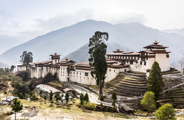 The dzong of Trongsa