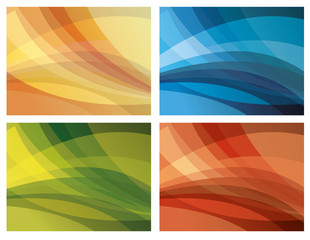 Abstract wave background