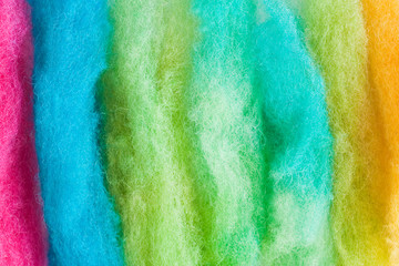 colored wool