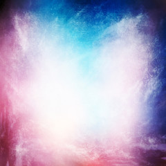 Grunge purple blue texture background, abstract sky and fog