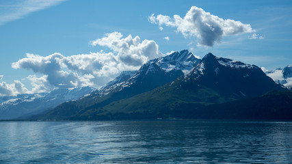 Fototapeta na wymiar The Mountains of Prince William Sound