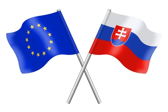 Flags : Europe and Slovakia