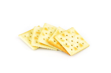 Cracker isolated on white background