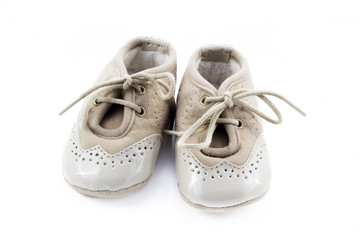 Beige shoes for kids