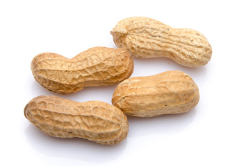 Four whole peanuts