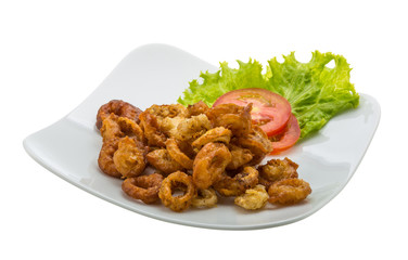 Fried squid rings